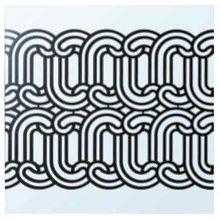 Декоративное зеркало, с рисунком, черный, 40x40 см IKEA SÖTRÖNN 505.604.71