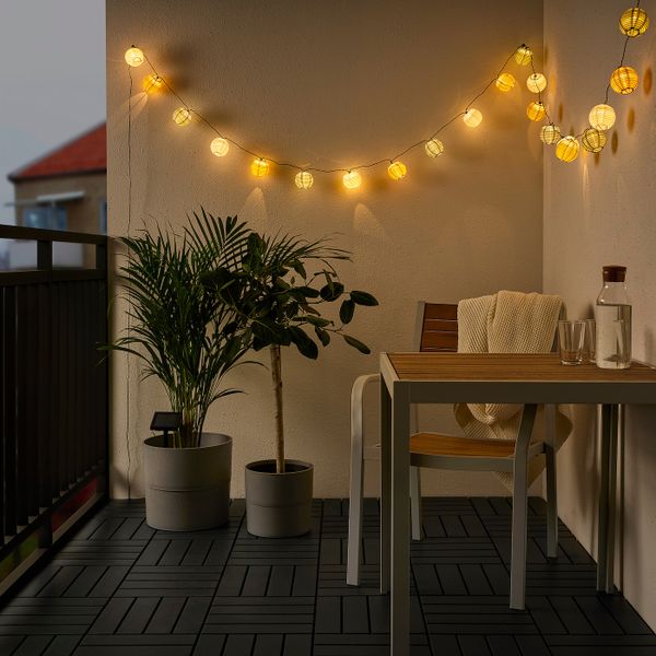 Гирлянда, 24 светодиода, для сада/шаровидный разноцветный IKEA SOLVINDEN СОЛВИДЕН 104.870.29 - фото 3