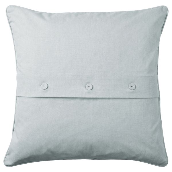 Подушка, белый, светло-серый 50x50 см IKEA PRAKTBRÄCKA ПРАКТБРЭККА 604.556.10 - фото 2