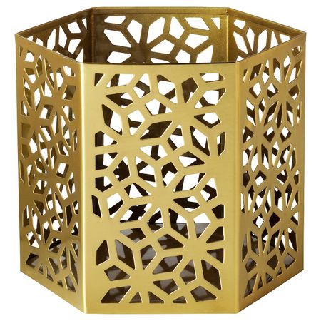 Подсвечник для греющей свечи, золотой 10 см IKEA LJUVARE ЛЬЮВАРЕ 404.921.28
