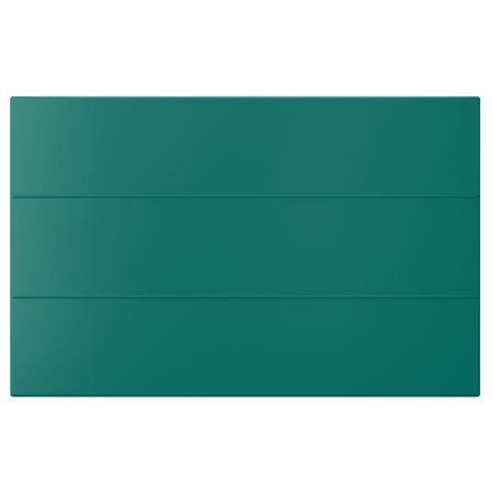 Дверь, фронтальная панель ящика ХАЛЛСТАВИК, сине-зеленый (60x38 см)