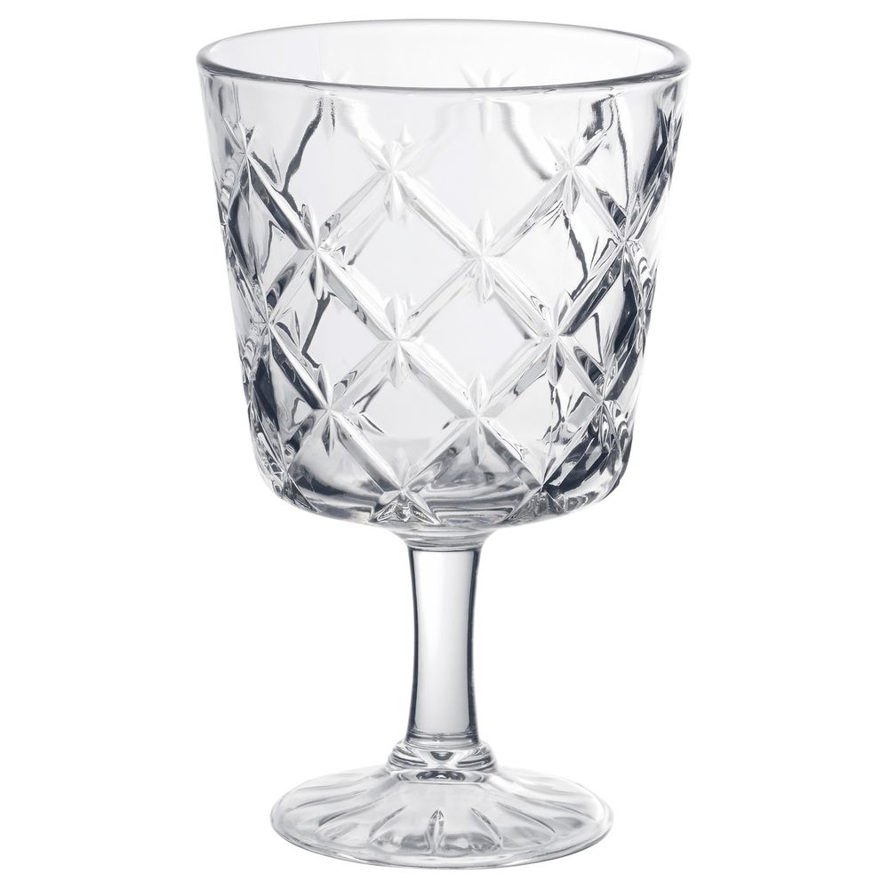 Бокал, прозрачное стекло/с рисунком 23 сл IKEA FLIMRA ФЛИМРА 503.723.28 - фото 1