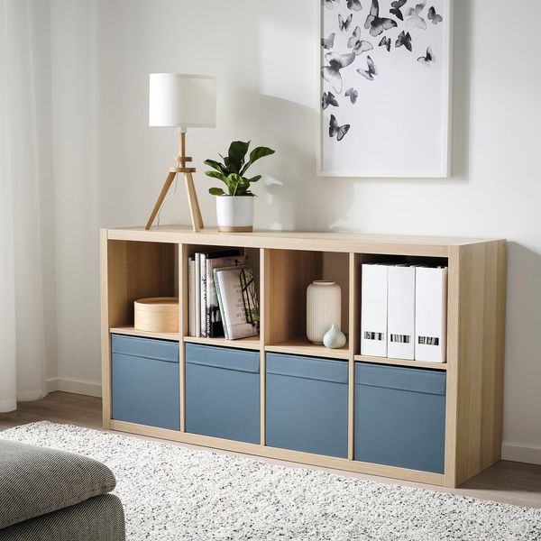 DRÖNA Коробка - синий 33x38x33 см - фото 4