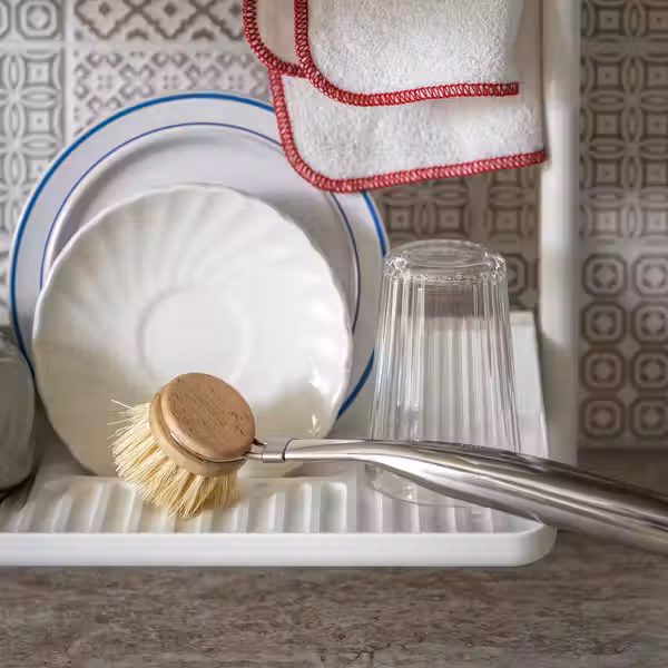VÄLVÅRDAD Щетка для мытья посуды - нержавеющ сталь/бук - фото 3