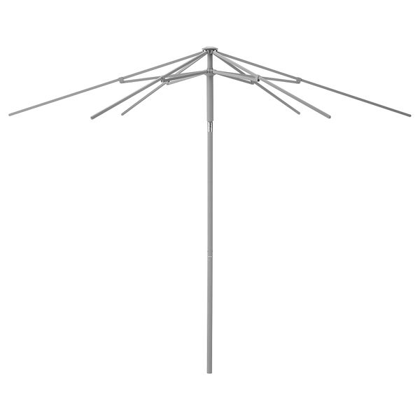 Каркас зонта от солнца, 300 см, наклонный, серый IKEA KUGGÖ КУГГЁ 503.960.94 - схема-чертеж с размерами