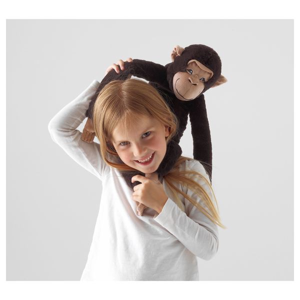 Мягкая игрушка ВРОЛАПА, обезьяна, коричневый - фото 2
