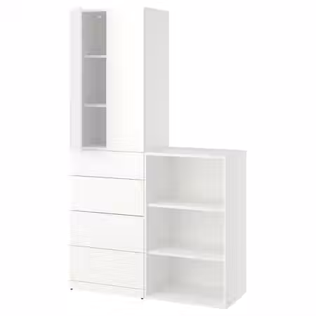 LASTARE ЛАСТАРЕ Комбинация д/хранения - белый 120x42x200 см