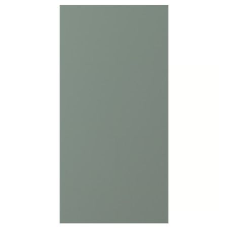 NICKEBO Дверь - матовая поверхность серо-зеленый 40x80 см