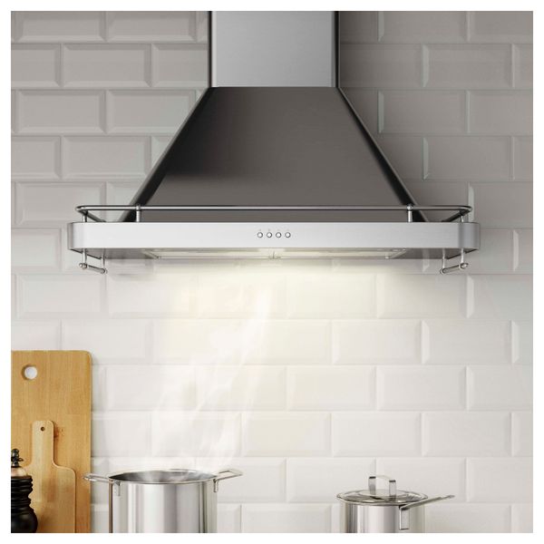 Колпак вытяжного шкафа стенного крепления ФОЛЬЙЭНДЕ, нержав сталь - фото 2