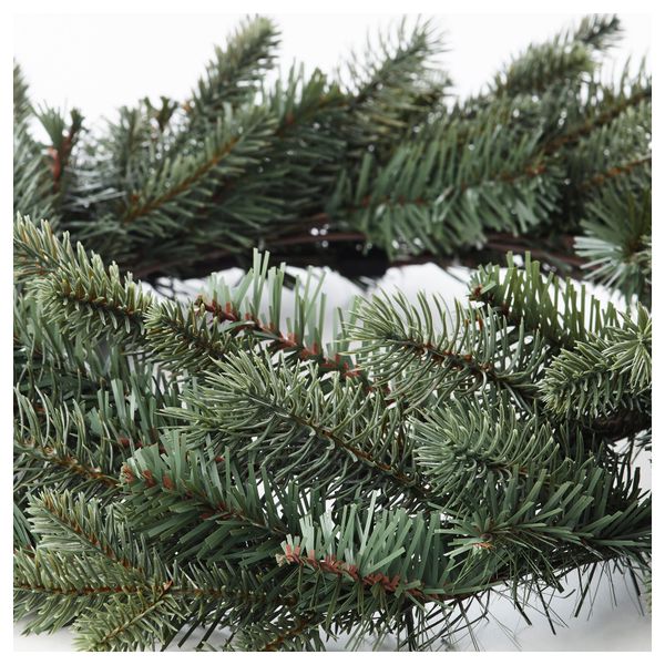 Искусственный венок СМИККА, д/дома/улицы, ель (45 см) - схема-чертеж с размерами