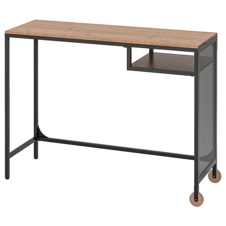 Стол для/ноутбука, черный 100x36 см IKEA FJÄLLBO ФЬЕЛЛЬБО 703.599.10
