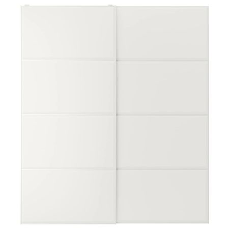 Пара раздвижных дверей, белый 200x236 см IKEA TJÖRHOM ТЬЁРХОМ 793.362.69