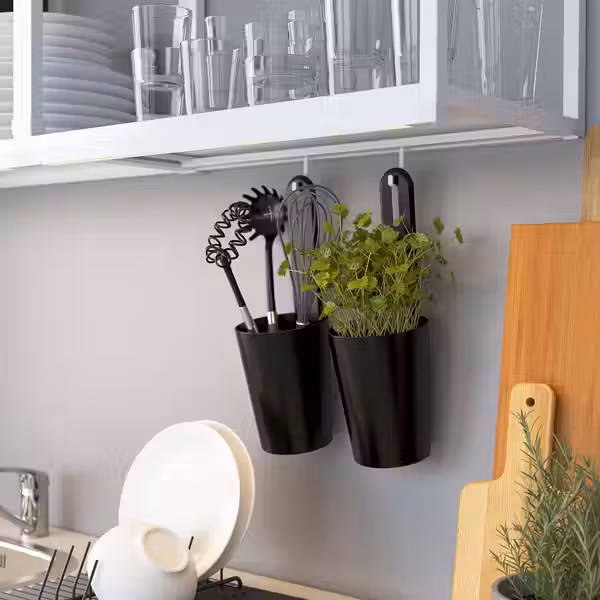 ENHET Навесной каркас с полками - белый 60x15x75 см - фото 2