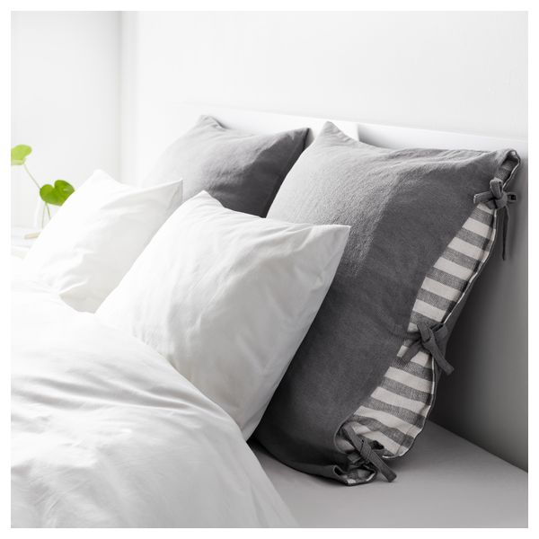 Чехол на подушку УРСУЛА, серый (65x65 см) - фото 3