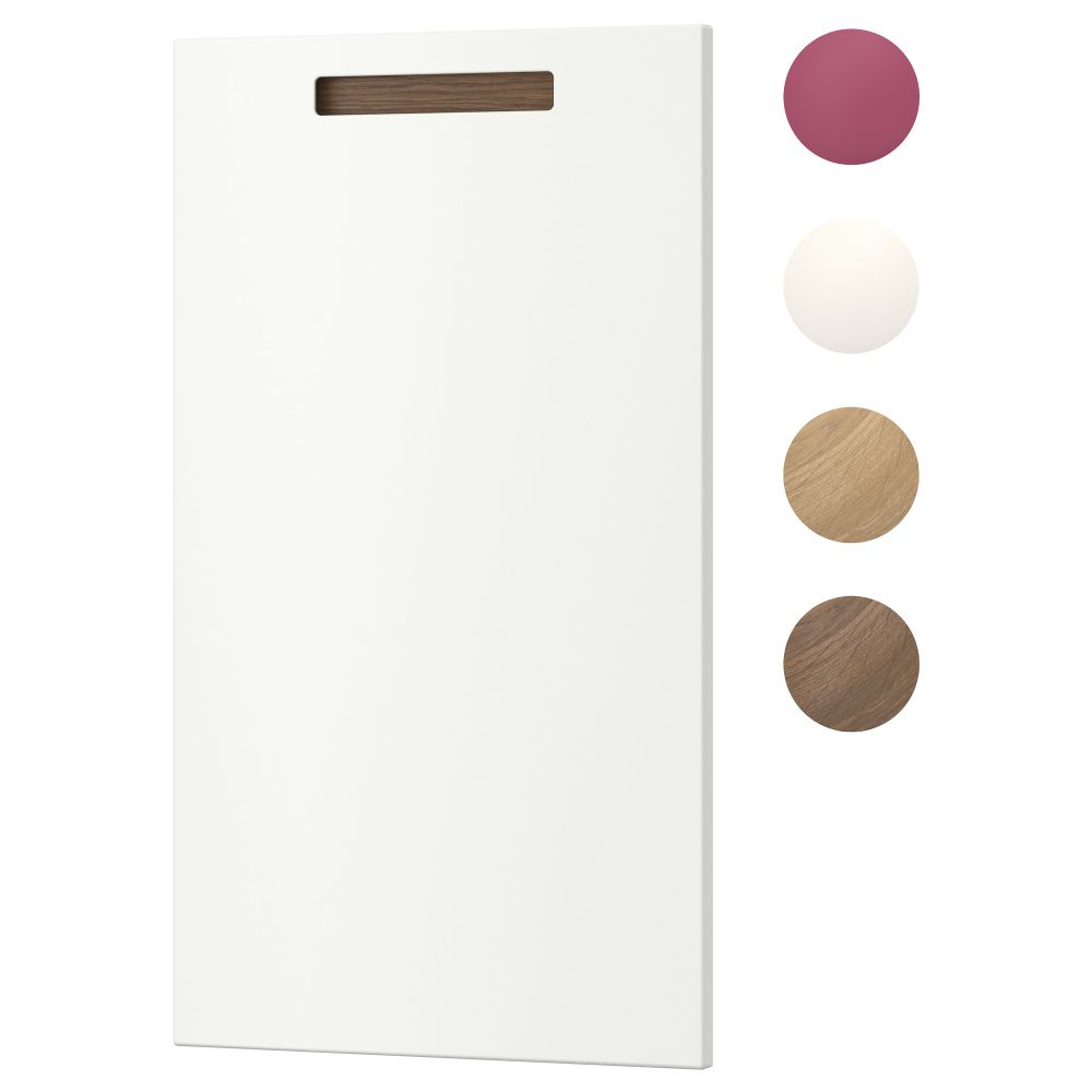 Фронтальная панель для посудомоечной машины МЭРСТА, белый (45x80 см) - фото 1