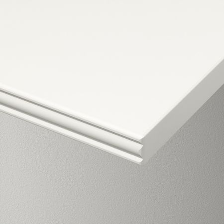 Навесная полка, комбинация, белый/хромированный 120x30 см IKEA BERGSHULT БЕРГСХУЛЬТ / PERSHULT ПЕРСГУЛЬТ 592.911.77