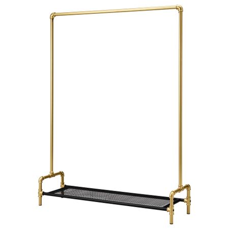 Напольная вешалка ОМЕДЕЛЬБАР, черный, золотой (125x36 см)