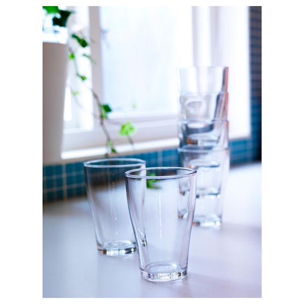 Стакан БЕХЭНДИГ, прозрачное стекло (30 сл) - схема-чертеж с размерами
