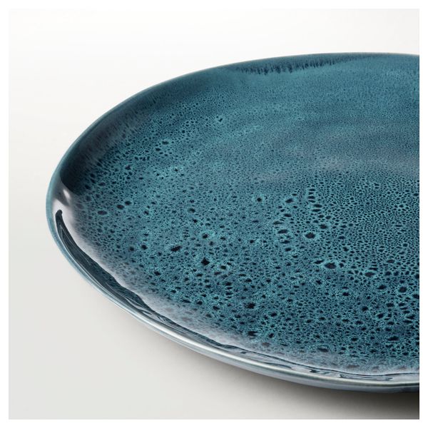 Блюдо ЭРТАППАД, синий (34 см) - схема-чертеж с размерами