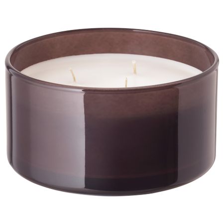 Ароматич свеча в стакане, 3 фитиля КНЭККА, Сосна и мох (7 см)