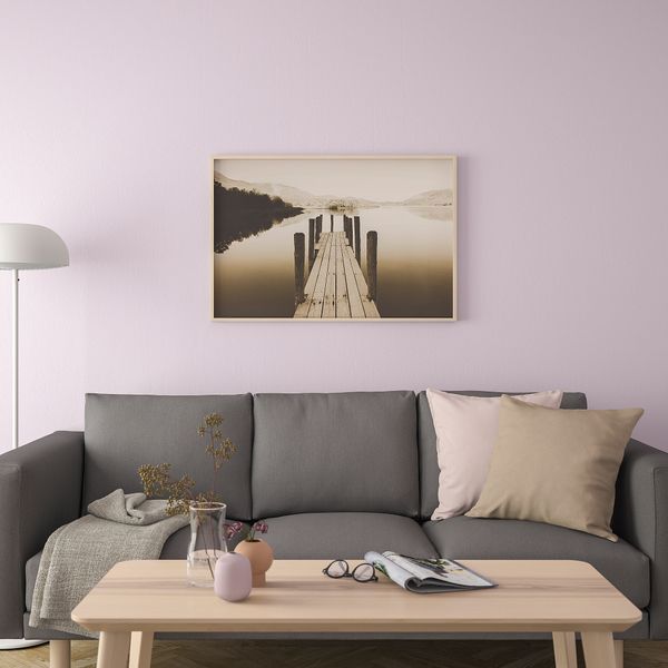 Постер, Пристань на рассвете, 91x61 см IKEA DRÖMBILD ДРЁМБИЛЬД 204.422.62 - схема-чертеж с размерами