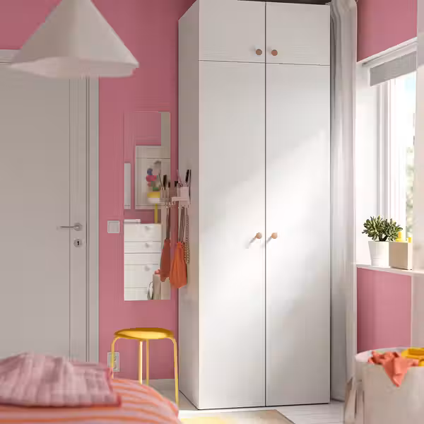 LASTARE ЛАСТАРЕ Гардероб, комбинация - белый 80x62x236 см - фото 2