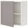 Навесной шкаф с 1 полкой, дверцей, белый, серый каркас, 60x32x60 см IKEA BEGIVENHET БЕГИВЕНХЕТ 893.210.12