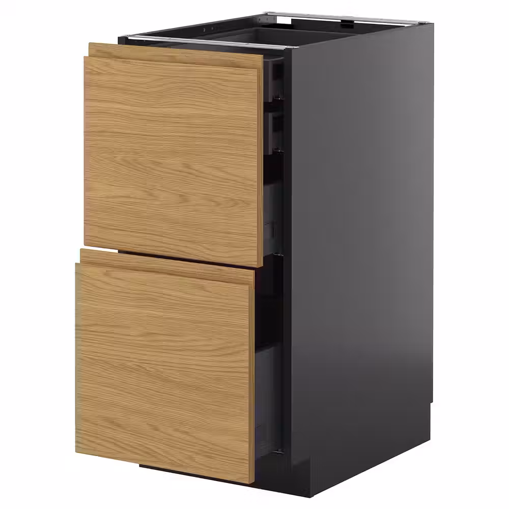 METOD / KNIVSHULT Напольн шк 2фасада/2низ/1срд/1вс ящ - фото 1