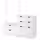 NORDLI Комод с 8 ящиками - белый 160x169 см