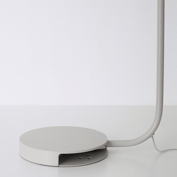 Настольная лампа, светодиодная, светло-серый IKEA ЮППЕРЛИГ 603.474.75 - схема-чертеж с размерами