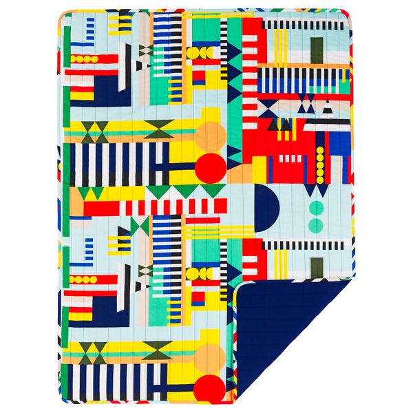 Покрывало ОВЕРАЛЛЬТ, разноцветный (120x160 см) - фото 2