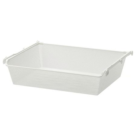 KOMPLEMENT Сетчатая корзина с направляющими - белый 75x58 см