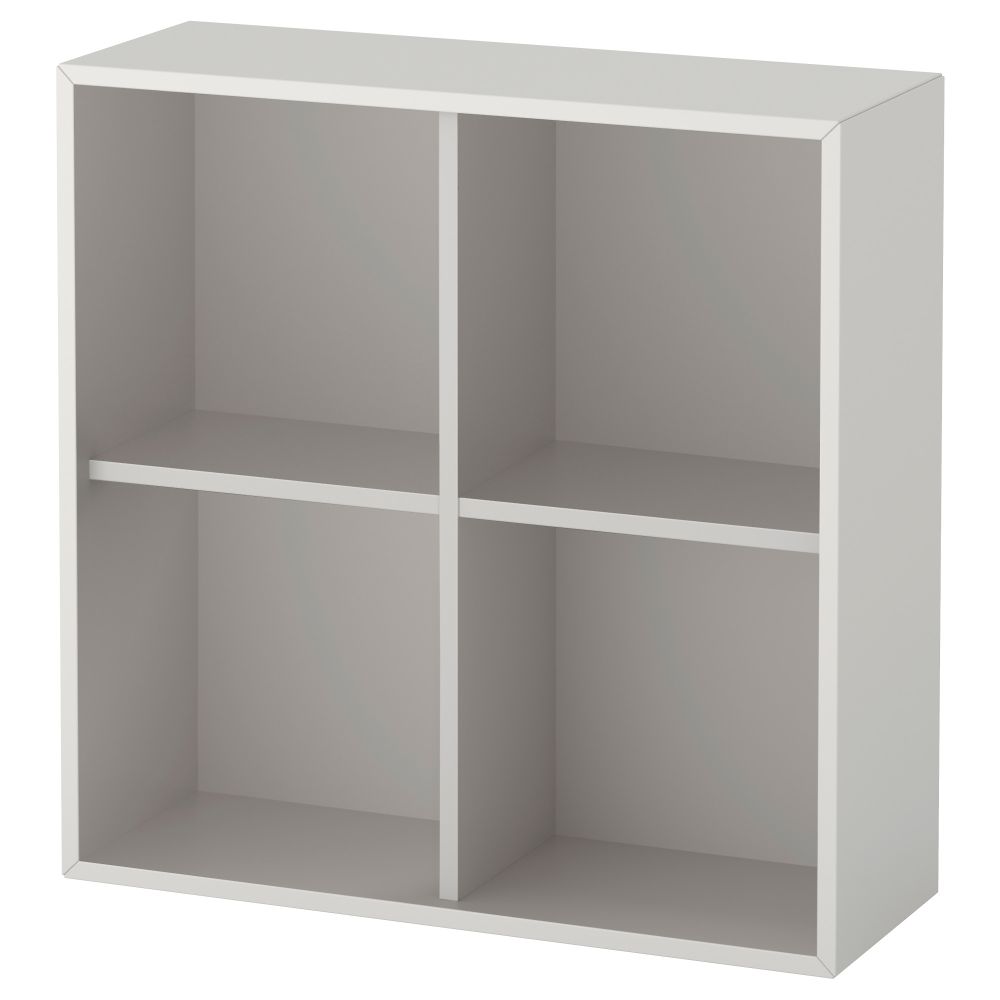Шкаф с 4 отделениями ЭКЕТ, светло-серый (70x25x70 см) - фото 1