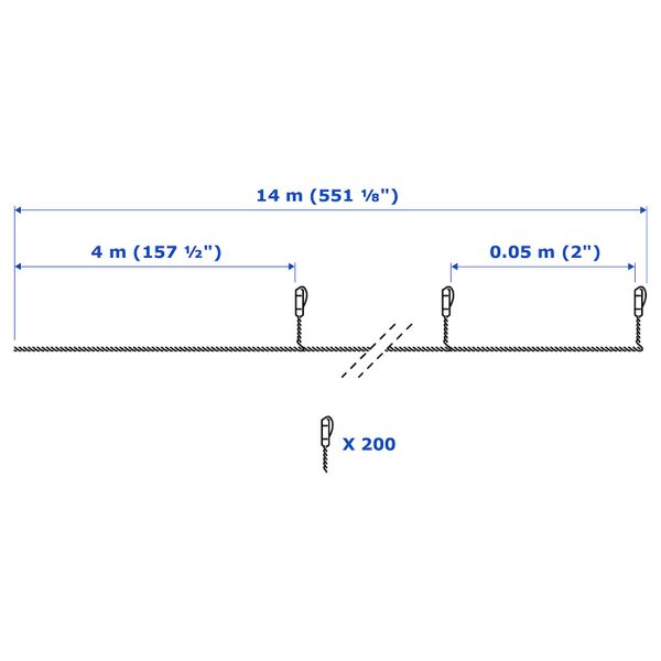 IKEA, дополнительный ракурс - схема-чертеж с размерами