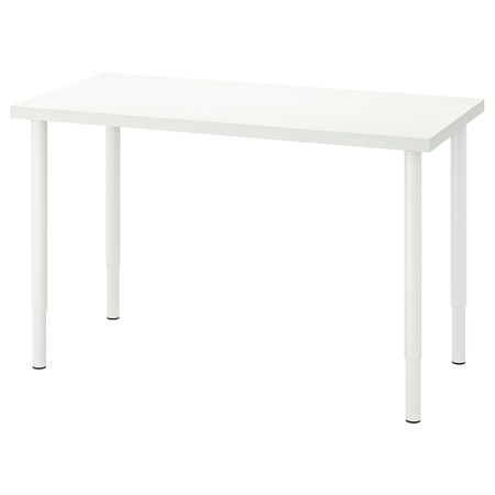 Стол, белый 120x60 см IKEA LINNMON ЛИННМОН / OLOV ОЛОВ 492.794.68