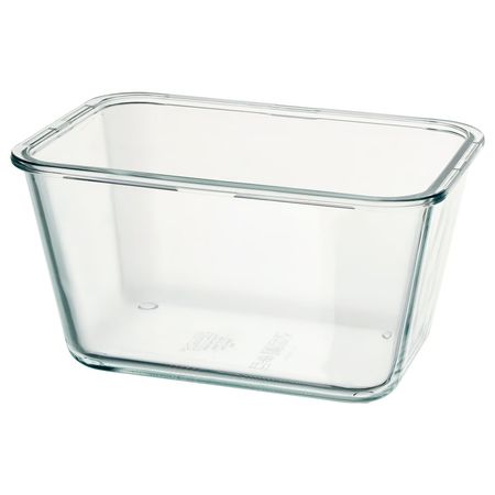 IKEA 365+ Контейнер для продуктов - прямоугольн формы/стекло 1.8 л
