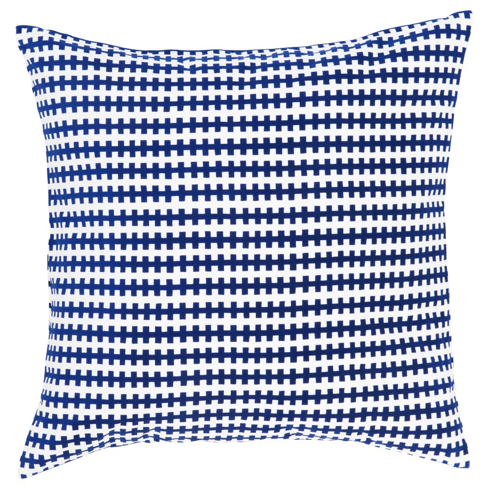 Подушка СТОКГОЛЬМ 2017, синий, белый (50x50 см) - фото 1