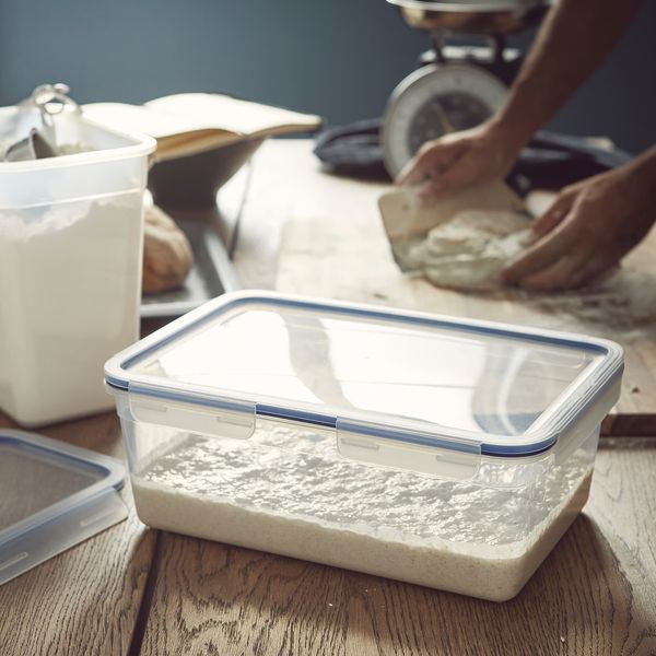 IKEA 365+ Контейнер для продуктов с крышкой - прямоугольн формы/пластик 5.2 л - фото 2