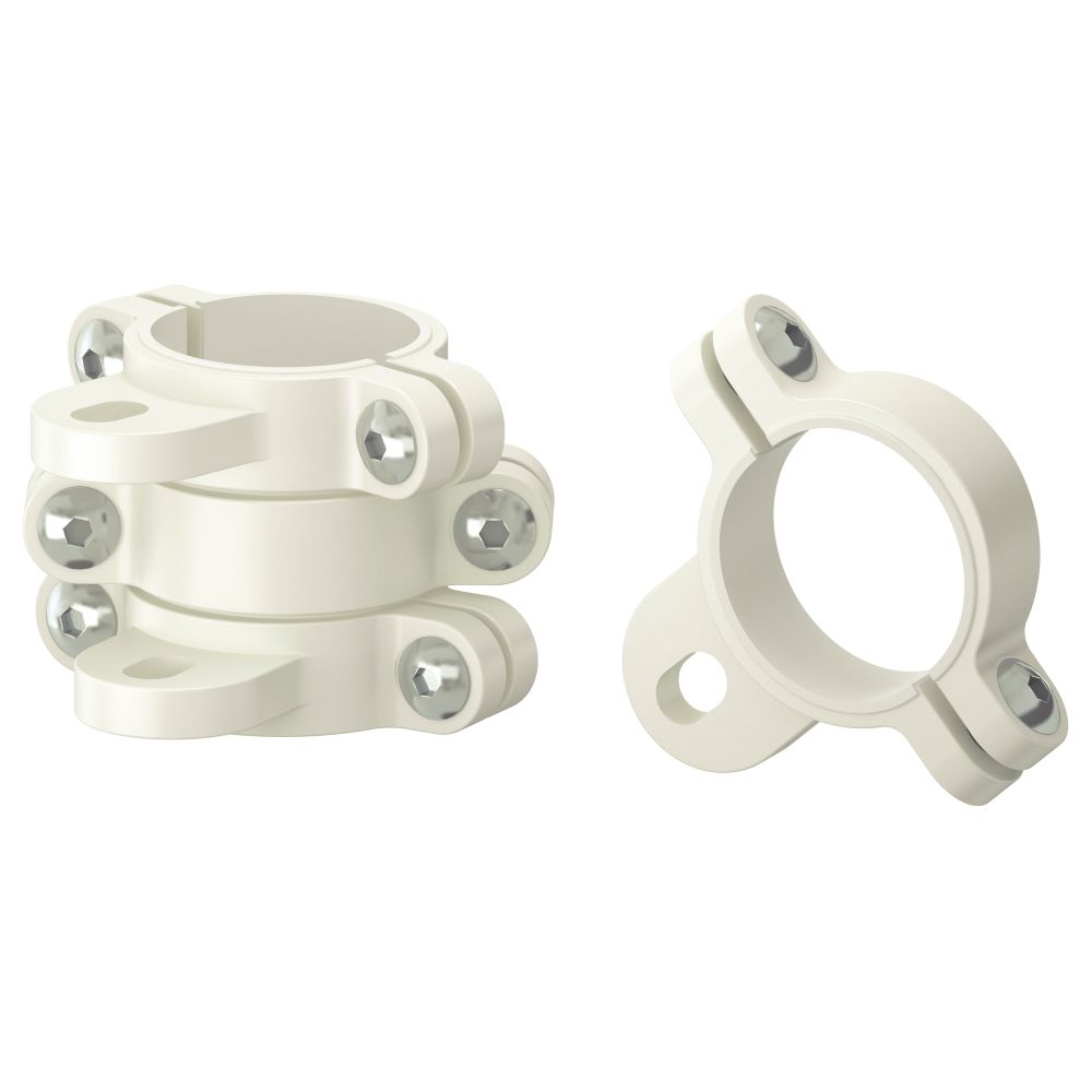 Наконечник СТОЛЬМЕН, белый - схема-чертеж с размерами