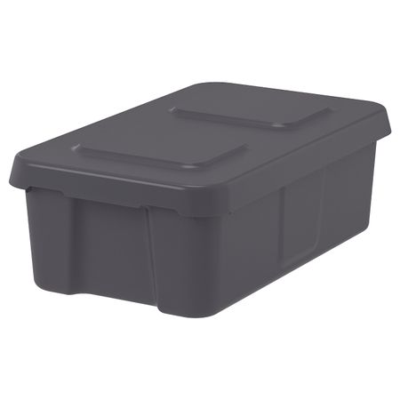 Контейнер с крышкой,д/дома/сада, темно-серый 27x45x15 см IKEA КЛЭМТАРЕ 102.923.62