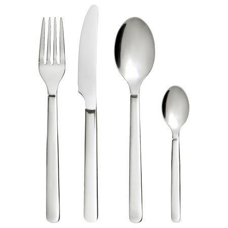 Столовый набор, 24 предмета, нержавеющая сталь IKEA IKEA 365+ ИКЕА/365+ 603.997.56