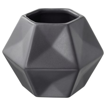 Ваза ЛИВСЛОНГ, серый (8 см)