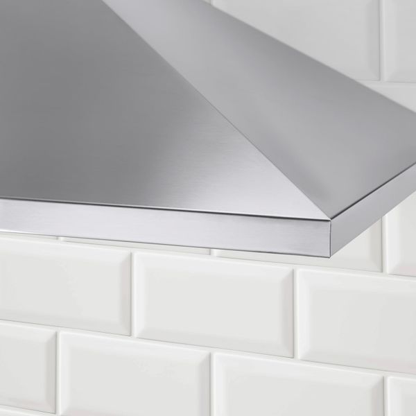 Колпак вытяжного шкафа стенного крепл, нержавеющая сталь 90 см IKEA RYTMISK РЮТМИСК 703.939.66 - фото 5