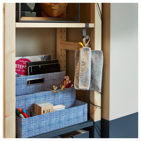 Крючок для полки ИВАР, серый - схема-чертеж с размерами