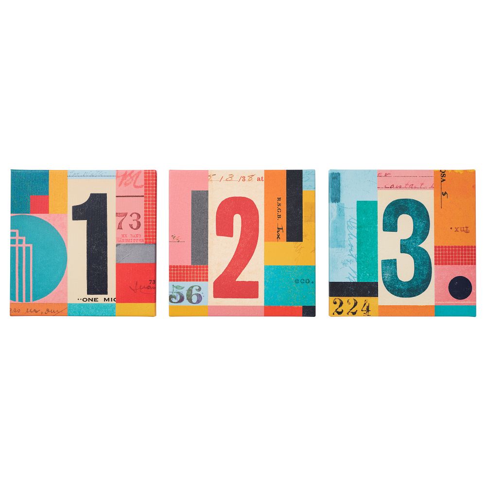 Картина ПЬЕТТЕРИД, 1–2–3 (25x25 см) - фото 1