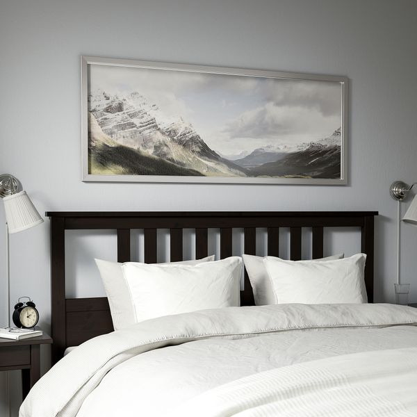 Картина с рамой, 140x56 см, Скалы, цвет алюминия IKEA BJÖRKSTA БЬЁРКСТА 294.716.22 - фото 3