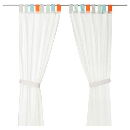 Гардины с прихватом, 1 пара ХИММЕЛЬСК, серый (120x300 см)