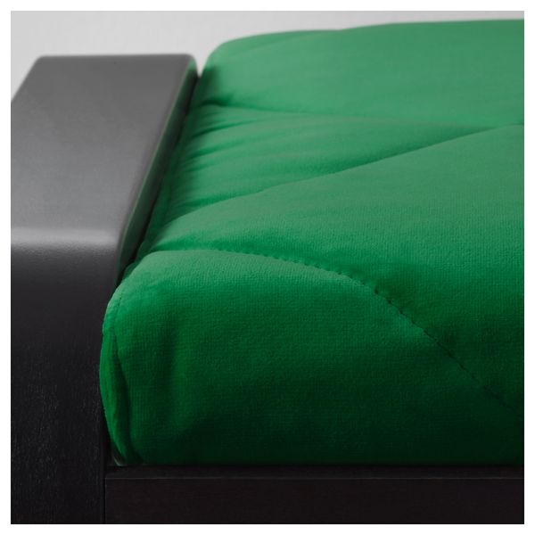 Табурет для ног ПОЭНГ, черно-коричневый, Сандбакка зеленый - фото 3