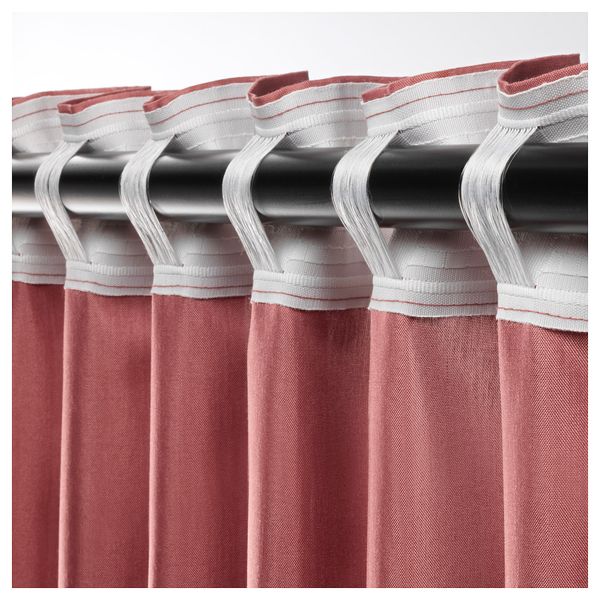 Гардины, 1 пара ВИВАН, розовый (145x300 см) - фото 4