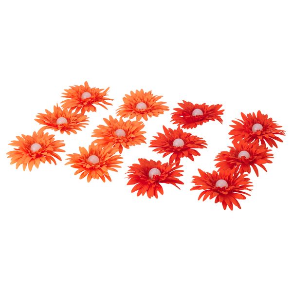 Украшение для гирлянды СОЛВИДЕН, цветок красный - схема-чертеж с размерами